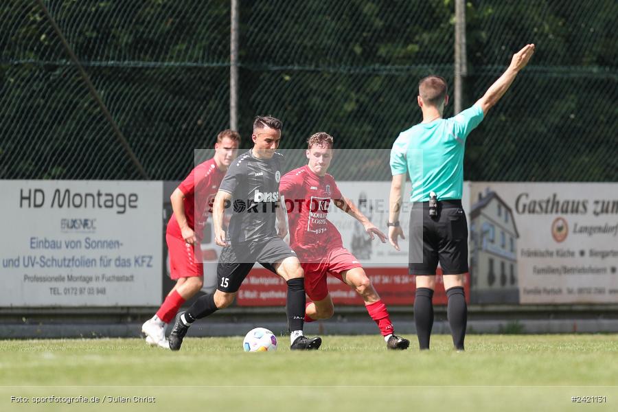 Kohlenberg-Arena, Fuchsstadt, 21.07.2024, sport, action, Fussball, BFV, 1. Spieltag, Landesliga Nordwest, TUS, FCF, TuS Frammersbach, 1. FC Fuchsstadt - Bild-ID: 2421131