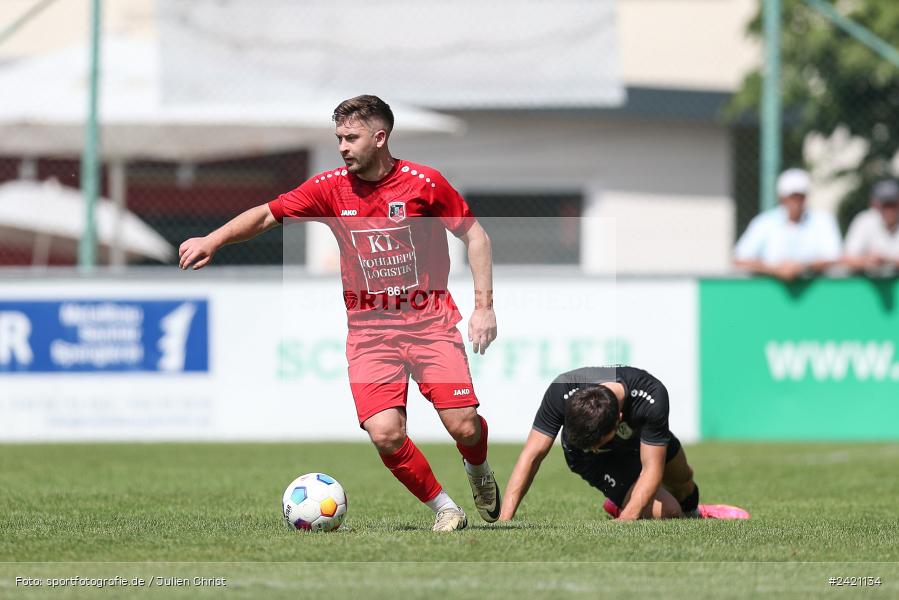 Kohlenberg-Arena, Fuchsstadt, 21.07.2024, sport, action, Fussball, BFV, 1. Spieltag, Landesliga Nordwest, TUS, FCF, TuS Frammersbach, 1. FC Fuchsstadt - Bild-ID: 2421134
