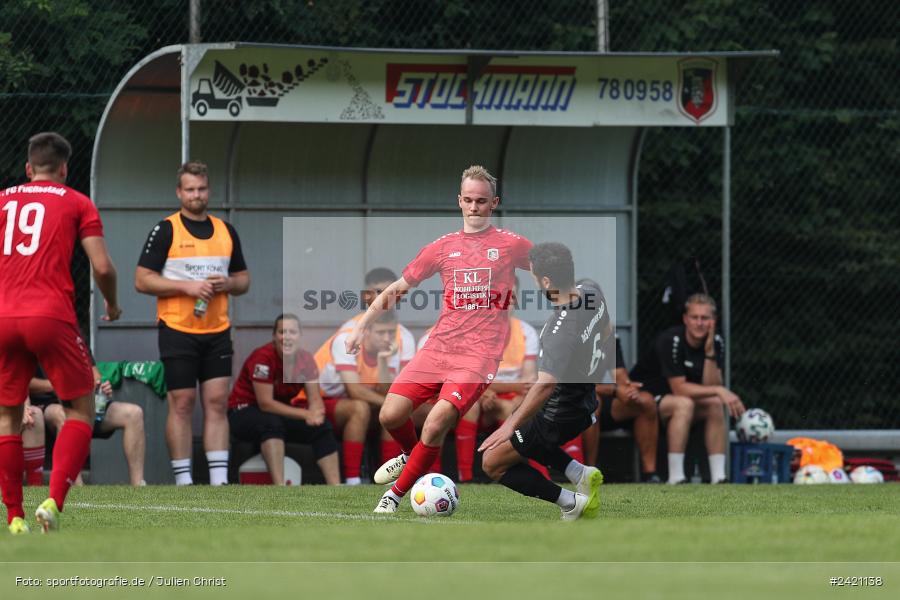 Kohlenberg-Arena, Fuchsstadt, 21.07.2024, sport, action, Fussball, BFV, 1. Spieltag, Landesliga Nordwest, TUS, FCF, TuS Frammersbach, 1. FC Fuchsstadt - Bild-ID: 2421138