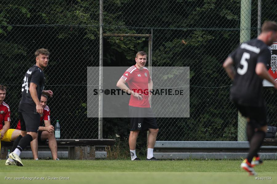 Kohlenberg-Arena, Fuchsstadt, 21.07.2024, sport, action, Fussball, BFV, 1. Spieltag, Landesliga Nordwest, TUS, FCF, TuS Frammersbach, 1. FC Fuchsstadt - Bild-ID: 2421139