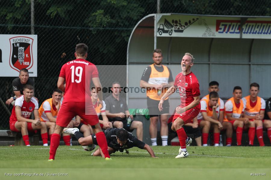 Kohlenberg-Arena, Fuchsstadt, 21.07.2024, sport, action, Fussball, BFV, 1. Spieltag, Landesliga Nordwest, TUS, FCF, TuS Frammersbach, 1. FC Fuchsstadt - Bild-ID: 2421141