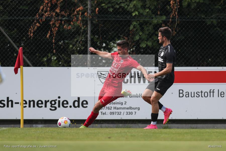 Kohlenberg-Arena, Fuchsstadt, 21.07.2024, sport, action, Fussball, BFV, 1. Spieltag, Landesliga Nordwest, TUS, FCF, TuS Frammersbach, 1. FC Fuchsstadt - Bild-ID: 2421143