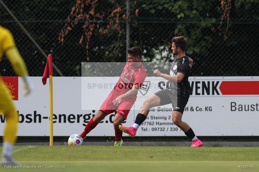 Kohlenberg-Arena, Fuchsstadt, 21.07.2024, sport, action, Fussball, BFV, 1. Spieltag, Landesliga Nordwest, TUS, FCF, TuS Frammersbach, 1. FC Fuchsstadt - Bild-ID: 2421145