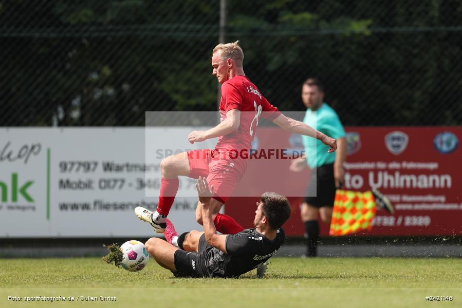 Kohlenberg-Arena, Fuchsstadt, 21.07.2024, sport, action, Fussball, BFV, 1. Spieltag, Landesliga Nordwest, TUS, FCF, TuS Frammersbach, 1. FC Fuchsstadt - Bild-ID: 2421148 Kohlenberg-Arena, Fuchsstadt, 21.07.2024, sport, action, Fussball, BFV, 1. Spieltag, Landesliga Nordwest, TUS, FCF, TuS Frammersbach, 1. FC Fuchsstadt - Bild-ID: 2421148