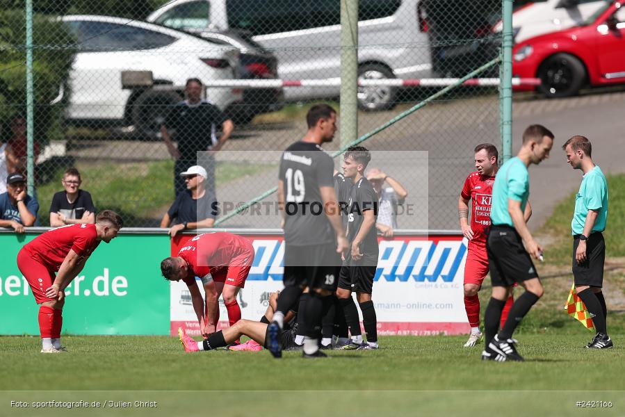 Kohlenberg-Arena, Fuchsstadt, 21.07.2024, sport, action, Fussball, BFV, 1. Spieltag, Landesliga Nordwest, TUS, FCF, TuS Frammersbach, 1. FC Fuchsstadt - Bild-ID: 2421166 Kohlenberg-Arena, Fuchsstadt, 21.07.2024, sport, action, Fussball, BFV, 1. Spieltag, Landesliga Nordwest, TUS, FCF, TuS Frammersbach, 1. FC Fuchsstadt - Bild-ID: 2421166