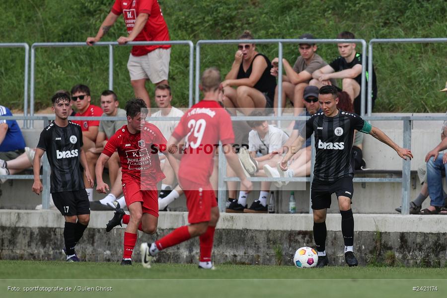 Kohlenberg-Arena, Fuchsstadt, 21.07.2024, sport, action, Fussball, BFV, 1. Spieltag, Landesliga Nordwest, TUS, FCF, TuS Frammersbach, 1. FC Fuchsstadt - Bild-ID: 2421174