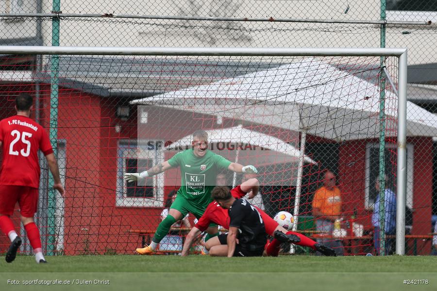 Kohlenberg-Arena, Fuchsstadt, 21.07.2024, sport, action, Fussball, BFV, 1. Spieltag, Landesliga Nordwest, TUS, FCF, TuS Frammersbach, 1. FC Fuchsstadt - Bild-ID: 2421178