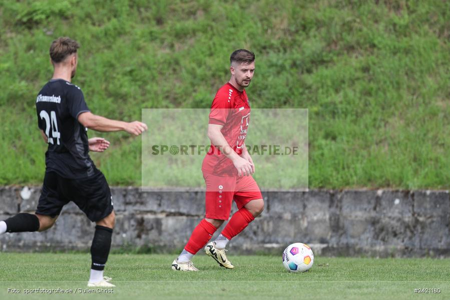 Kohlenberg-Arena, Fuchsstadt, 21.07.2024, sport, action, Fussball, BFV, 1. Spieltag, Landesliga Nordwest, TUS, FCF, TuS Frammersbach, 1. FC Fuchsstadt - Bild-ID: 2421180