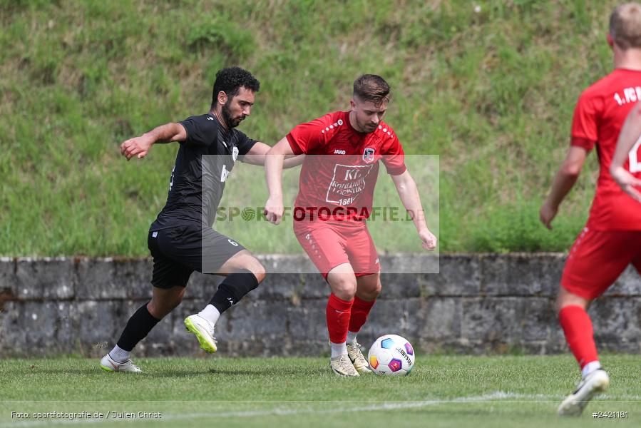 Kohlenberg-Arena, Fuchsstadt, 21.07.2024, sport, action, Fussball, BFV, 1. Spieltag, Landesliga Nordwest, TUS, FCF, TuS Frammersbach, 1. FC Fuchsstadt - Bild-ID: 2421181