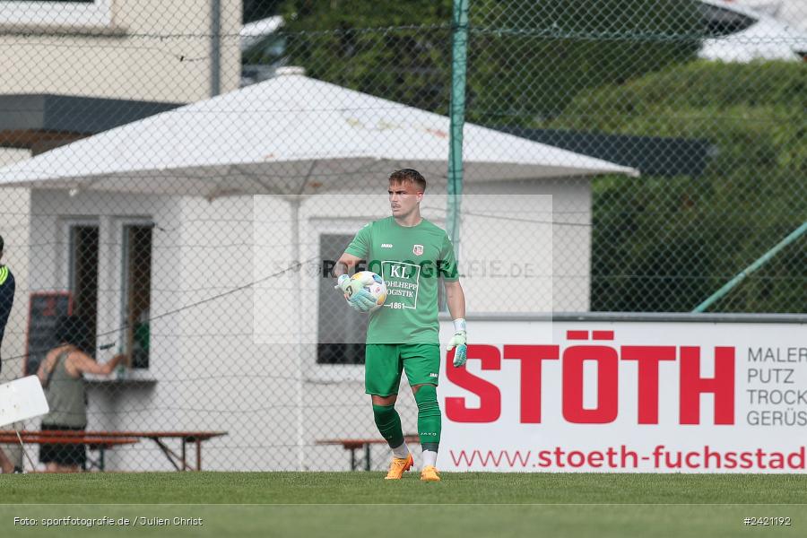 Kohlenberg-Arena, Fuchsstadt, 21.07.2024, sport, action, Fussball, BFV, 1. Spieltag, Landesliga Nordwest, TUS, FCF, TuS Frammersbach, 1. FC Fuchsstadt - Bild-ID: 2421192