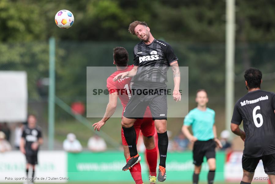 Kohlenberg-Arena, Fuchsstadt, 21.07.2024, sport, action, Fussball, BFV, 1. Spieltag, Landesliga Nordwest, TUS, FCF, TuS Frammersbach, 1. FC Fuchsstadt - Bild-ID: 2421201 Kohlenberg-Arena, Fuchsstadt, 21.07.2024, sport, action, Fussball, BFV, 1. Spieltag, Landesliga Nordwest, TUS, FCF, TuS Frammersbach, 1. FC Fuchsstadt - Bild-ID: 2421201
