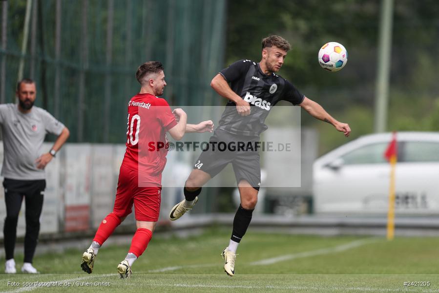 Kohlenberg-Arena, Fuchsstadt, 21.07.2024, sport, action, Fussball, BFV, 1. Spieltag, Landesliga Nordwest, TUS, FCF, TuS Frammersbach, 1. FC Fuchsstadt - Bild-ID: 2421205 Kohlenberg-Arena, Fuchsstadt, 21.07.2024, sport, action, Fussball, BFV, 1. Spieltag, Landesliga Nordwest, TUS, FCF, TuS Frammersbach, 1. FC Fuchsstadt - Bild-ID: 2421205