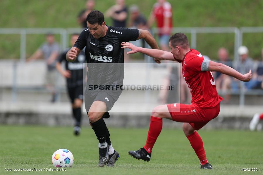 Kohlenberg-Arena, Fuchsstadt, 21.07.2024, sport, action, Fussball, BFV, 1. Spieltag, Landesliga Nordwest, TUS, FCF, TuS Frammersbach, 1. FC Fuchsstadt - Bild-ID: 2421235