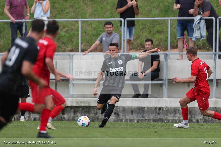 Kohlenberg-Arena, Fuchsstadt, 21.07.2024, sport, action, Fussball, BFV, 1. Spieltag, Landesliga Nordwest, TUS, FCF, TuS Frammersbach, 1. FC Fuchsstadt - Bild-ID: 2421236