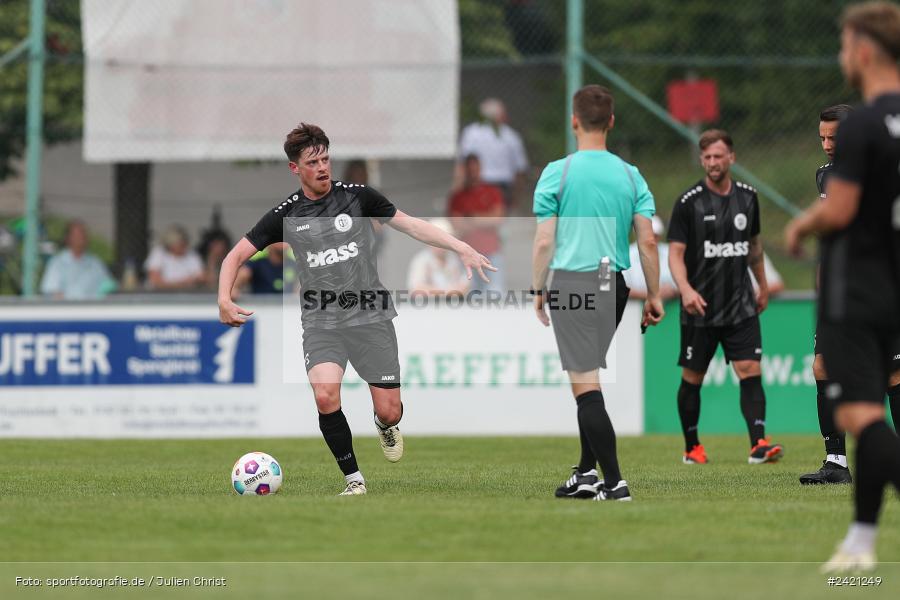 Kohlenberg-Arena, Fuchsstadt, 21.07.2024, sport, action, Fussball, BFV, 1. Spieltag, Landesliga Nordwest, TUS, FCF, TuS Frammersbach, 1. FC Fuchsstadt - Bild-ID: 2421249