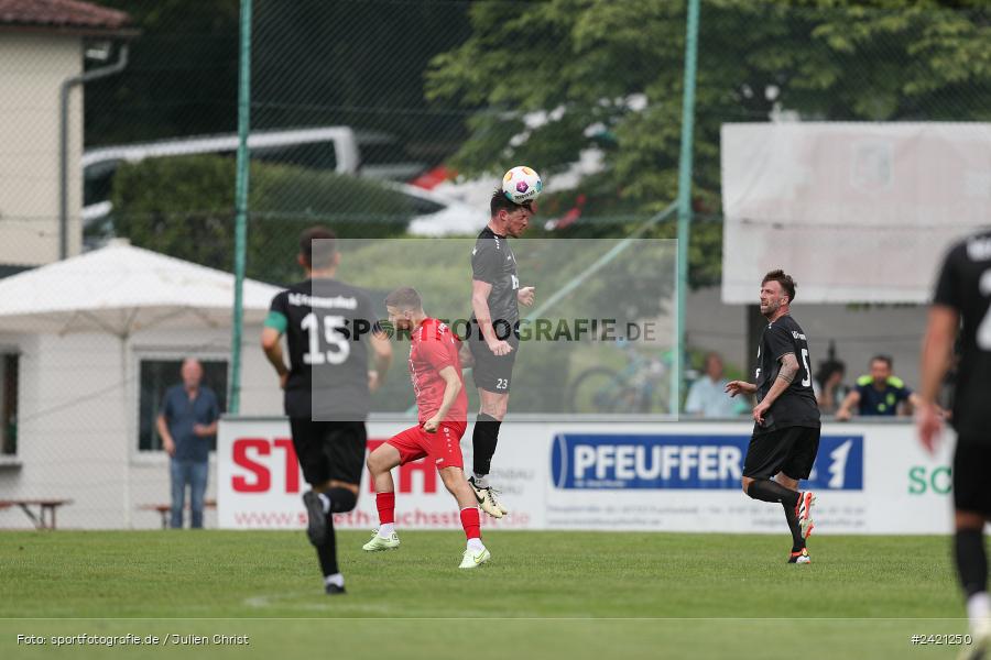 Kohlenberg-Arena, Fuchsstadt, 21.07.2024, sport, action, Fussball, BFV, 1. Spieltag, Landesliga Nordwest, TUS, FCF, TuS Frammersbach, 1. FC Fuchsstadt - Bild-ID: 2421250