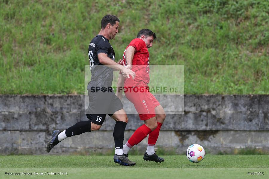 Kohlenberg-Arena, Fuchsstadt, 21.07.2024, sport, action, Fussball, BFV, 1. Spieltag, Landesliga Nordwest, TUS, FCF, TuS Frammersbach, 1. FC Fuchsstadt - Bild-ID: 2421253