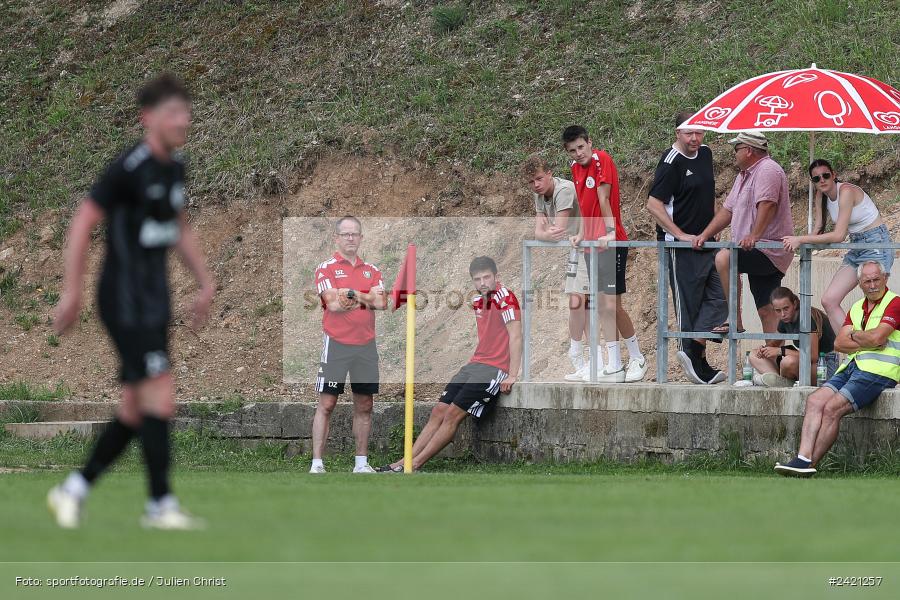 Kohlenberg-Arena, Fuchsstadt, 21.07.2024, sport, action, Fussball, BFV, 1. Spieltag, Landesliga Nordwest, TUS, FCF, TuS Frammersbach, 1. FC Fuchsstadt - Bild-ID: 2421257