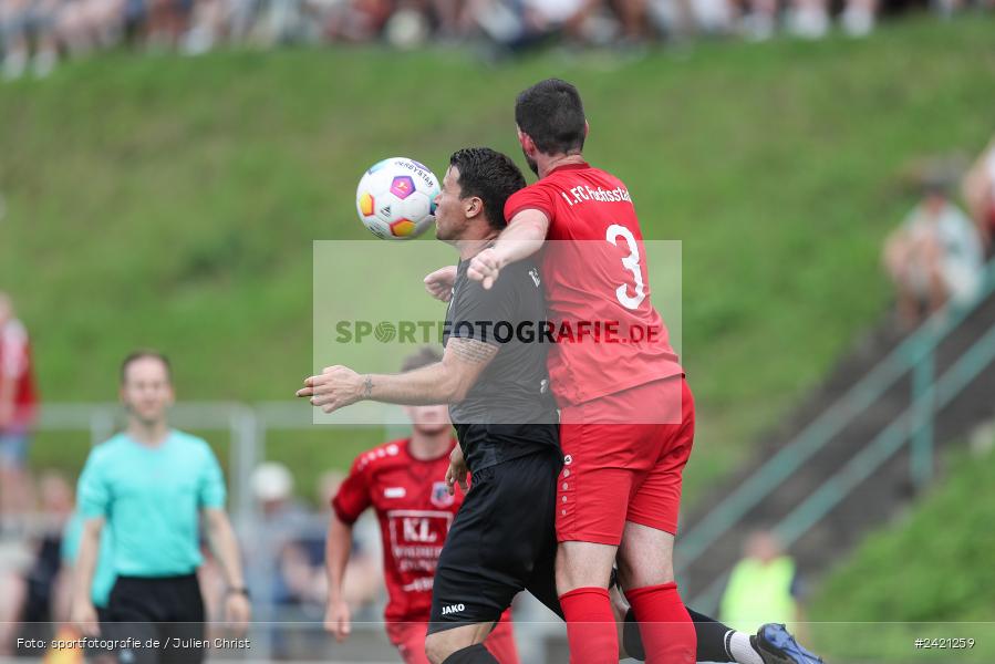 Kohlenberg-Arena, Fuchsstadt, 21.07.2024, sport, action, Fussball, BFV, 1. Spieltag, Landesliga Nordwest, TUS, FCF, TuS Frammersbach, 1. FC Fuchsstadt - Bild-ID: 2421259