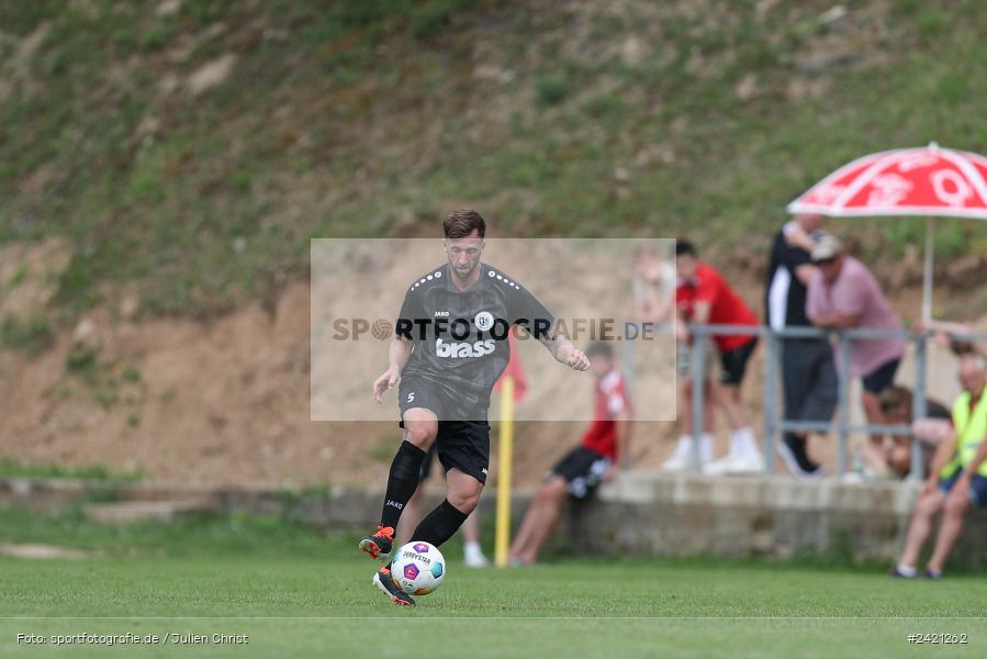 Kohlenberg-Arena, Fuchsstadt, 21.07.2024, sport, action, Fussball, BFV, 1. Spieltag, Landesliga Nordwest, TUS, FCF, TuS Frammersbach, 1. FC Fuchsstadt - Bild-ID: 2421262