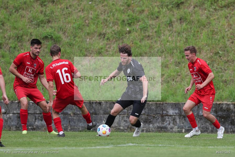 Kohlenberg-Arena, Fuchsstadt, 21.07.2024, sport, action, Fussball, BFV, 1. Spieltag, Landesliga Nordwest, TUS, FCF, TuS Frammersbach, 1. FC Fuchsstadt - Bild-ID: 2421265