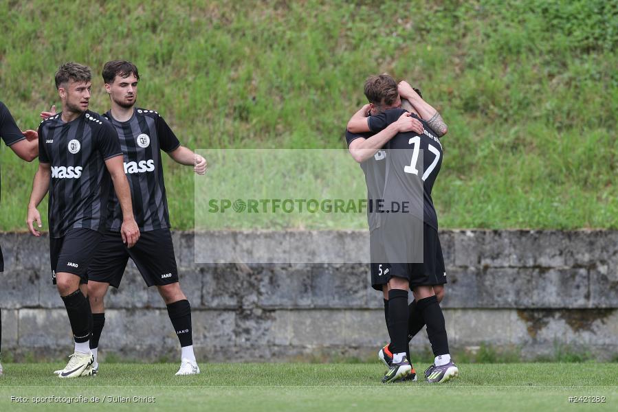 Kohlenberg-Arena, Fuchsstadt, 21.07.2024, sport, action, Fussball, BFV, 1. Spieltag, Landesliga Nordwest, TUS, FCF, TuS Frammersbach, 1. FC Fuchsstadt - Bild-ID: 2421282