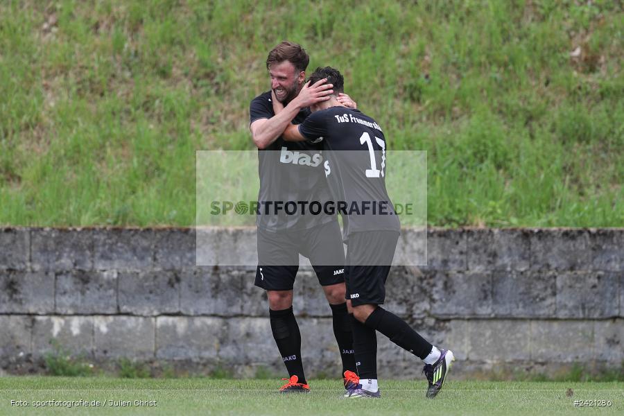 Kohlenberg-Arena, Fuchsstadt, 21.07.2024, sport, action, Fussball, BFV, 1. Spieltag, Landesliga Nordwest, TUS, FCF, TuS Frammersbach, 1. FC Fuchsstadt - Bild-ID: 2421286