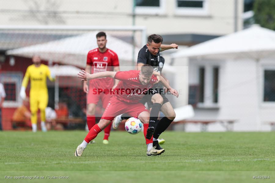 Kohlenberg-Arena, Fuchsstadt, 21.07.2024, sport, action, Fussball, BFV, 1. Spieltag, Landesliga Nordwest, TUS, FCF, TuS Frammersbach, 1. FC Fuchsstadt - Bild-ID: 2421294