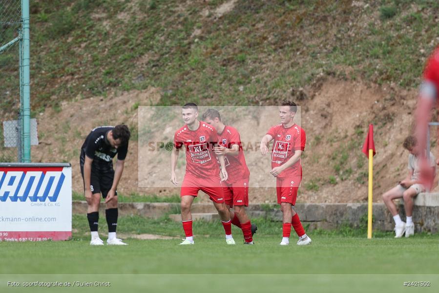 Kohlenberg-Arena, Fuchsstadt, 21.07.2024, sport, action, Fussball, BFV, 1. Spieltag, Landesliga Nordwest, TUS, FCF, TuS Frammersbach, 1. FC Fuchsstadt - Bild-ID: 2421302