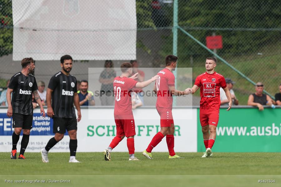 Kohlenberg-Arena, Fuchsstadt, 21.07.2024, sport, action, Fussball, BFV, 1. Spieltag, Landesliga Nordwest, TUS, FCF, TuS Frammersbach, 1. FC Fuchsstadt - Bild-ID: 2421304