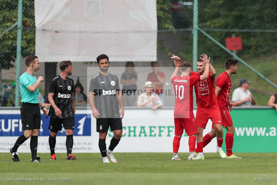 Kohlenberg-Arena, Fuchsstadt, 21.07.2024, sport, action, Fussball, BFV, 1. Spieltag, Landesliga Nordwest, TUS, FCF, TuS Frammersbach, 1. FC Fuchsstadt - Bild-ID: 2421306