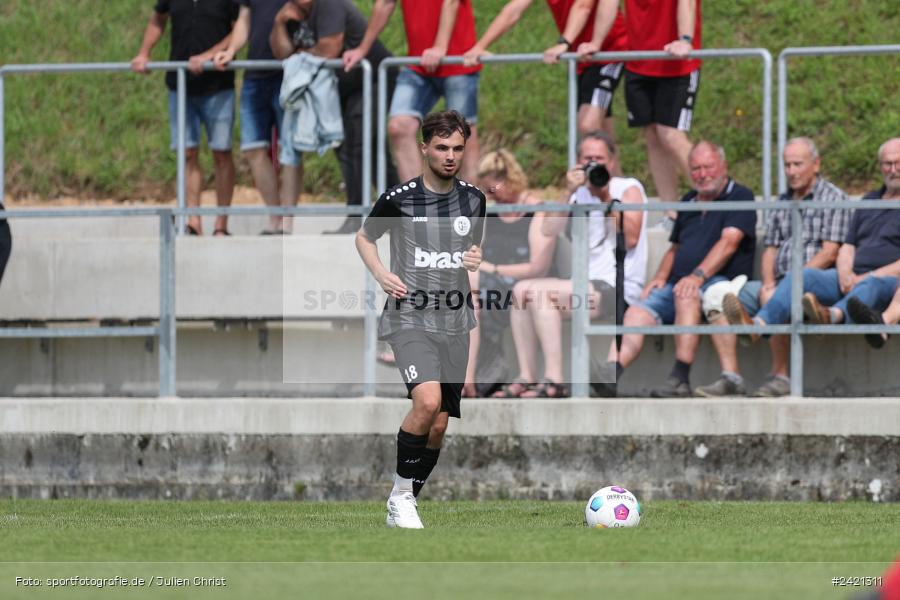 Kohlenberg-Arena, Fuchsstadt, 21.07.2024, sport, action, Fussball, BFV, 1. Spieltag, Landesliga Nordwest, TUS, FCF, TuS Frammersbach, 1. FC Fuchsstadt - Bild-ID: 2421311