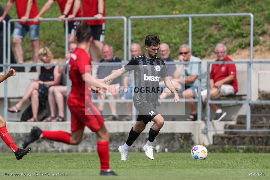 Kohlenberg-Arena, Fuchsstadt, 21.07.2024, sport, action, Fussball, BFV, 1. Spieltag, Landesliga Nordwest, TUS, FCF, TuS Frammersbach, 1. FC Fuchsstadt - Bild-ID: 2421312
