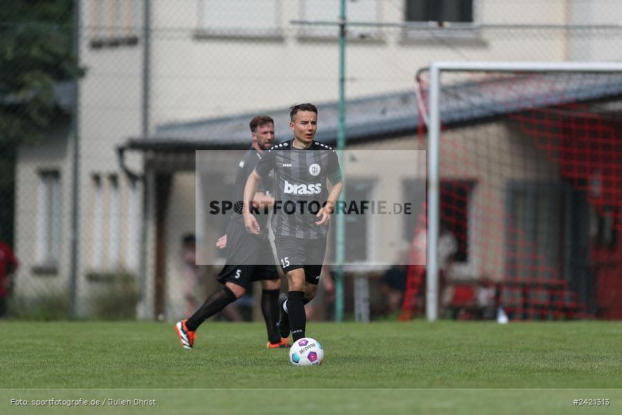 Kohlenberg-Arena, Fuchsstadt, 21.07.2024, sport, action, Fussball, BFV, 1. Spieltag, Landesliga Nordwest, TUS, FCF, TuS Frammersbach, 1. FC Fuchsstadt - Bild-ID: 2421313