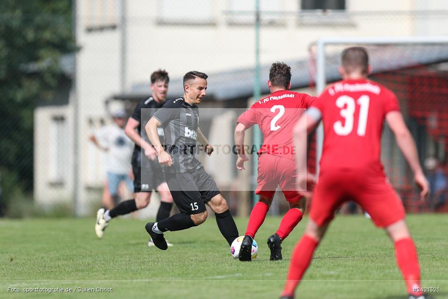 Kohlenberg-Arena, Fuchsstadt, 21.07.2024, sport, action, Fussball, BFV, 1. Spieltag, Landesliga Nordwest, TUS, FCF, TuS Frammersbach, 1. FC Fuchsstadt - Bild-ID: 2421321