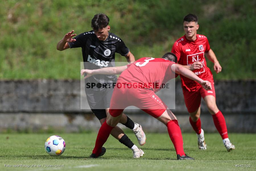 Kohlenberg-Arena, Fuchsstadt, 21.07.2024, sport, action, Fussball, BFV, 1. Spieltag, Landesliga Nordwest, TUS, FCF, TuS Frammersbach, 1. FC Fuchsstadt - Bild-ID: 2421322