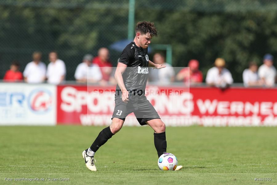 Kohlenberg-Arena, Fuchsstadt, 21.07.2024, sport, action, Fussball, BFV, 1. Spieltag, Landesliga Nordwest, TUS, FCF, TuS Frammersbach, 1. FC Fuchsstadt - Bild-ID: 2421330