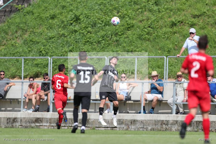 Kohlenberg-Arena, Fuchsstadt, 21.07.2024, sport, action, Fussball, BFV, 1. Spieltag, Landesliga Nordwest, TUS, FCF, TuS Frammersbach, 1. FC Fuchsstadt - Bild-ID: 2421335