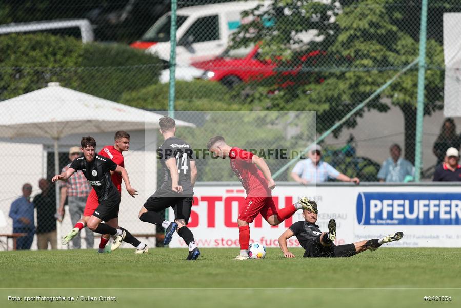 Kohlenberg-Arena, Fuchsstadt, 21.07.2024, sport, action, Fussball, BFV, 1. Spieltag, Landesliga Nordwest, TUS, FCF, TuS Frammersbach, 1. FC Fuchsstadt - Bild-ID: 2421336
