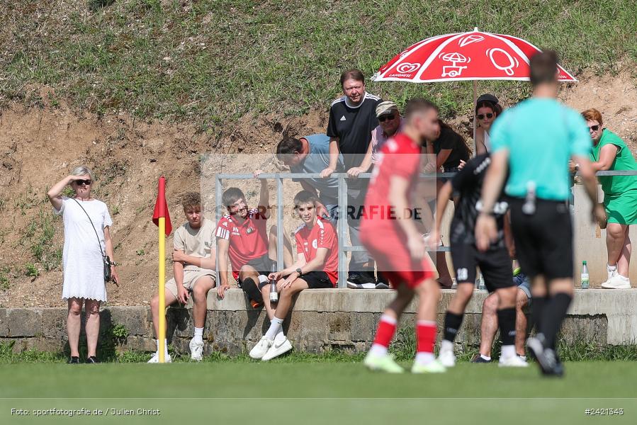 Kohlenberg-Arena, Fuchsstadt, 21.07.2024, sport, action, Fussball, BFV, 1. Spieltag, Landesliga Nordwest, TUS, FCF, TuS Frammersbach, 1. FC Fuchsstadt - Bild-ID: 2421343