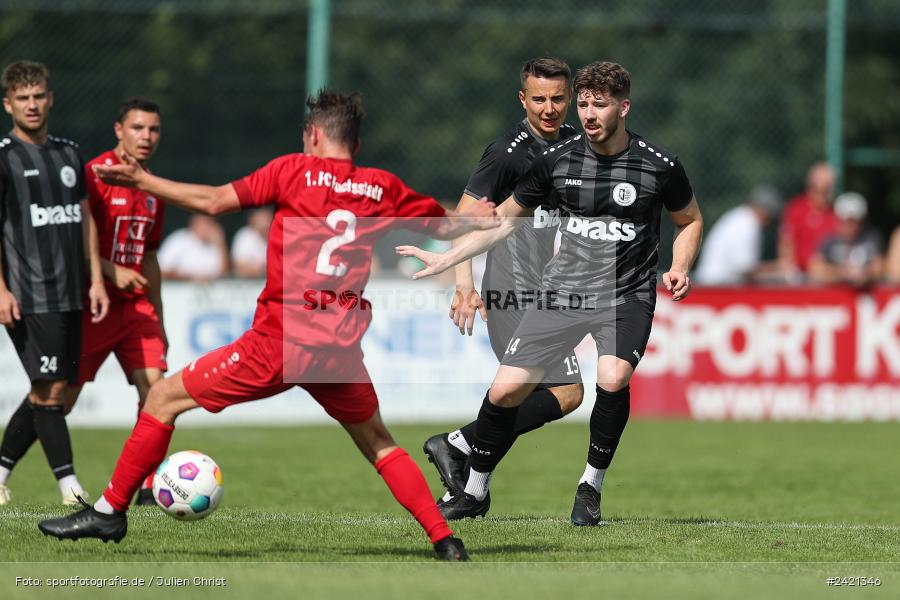 Kohlenberg-Arena, Fuchsstadt, 21.07.2024, sport, action, Fussball, BFV, 1. Spieltag, Landesliga Nordwest, TUS, FCF, TuS Frammersbach, 1. FC Fuchsstadt - Bild-ID: 2421346