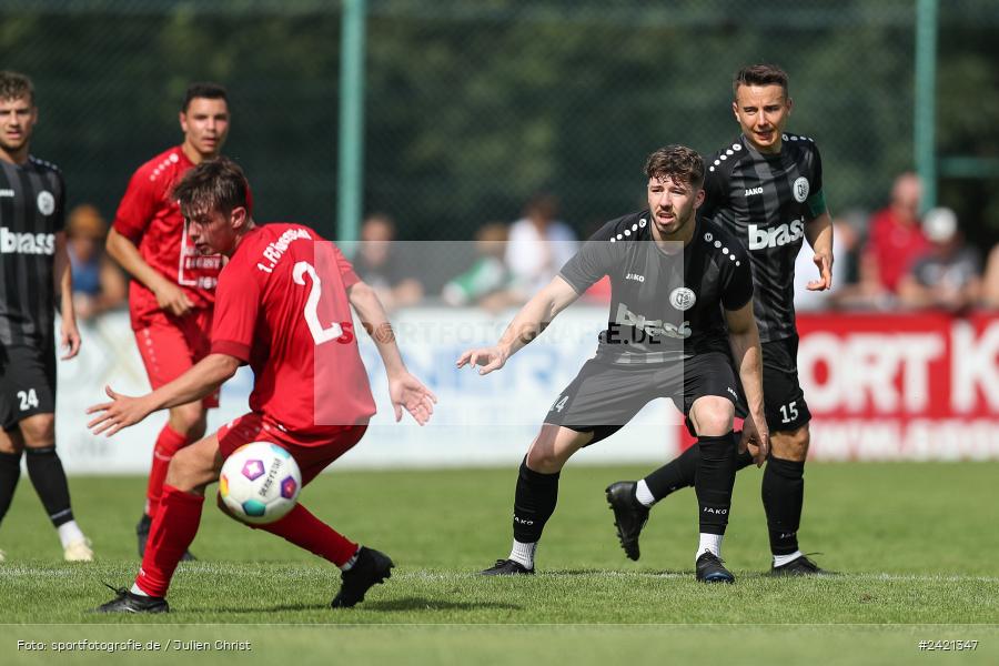 Kohlenberg-Arena, Fuchsstadt, 21.07.2024, sport, action, Fussball, BFV, 1. Spieltag, Landesliga Nordwest, TUS, FCF, TuS Frammersbach, 1. FC Fuchsstadt - Bild-ID: 2421347