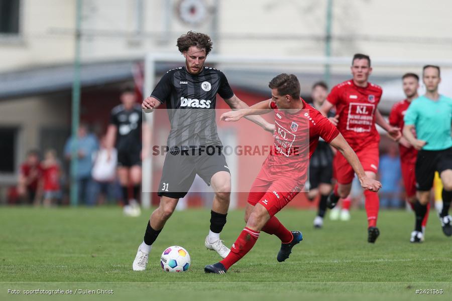 Kohlenberg-Arena, Fuchsstadt, 21.07.2024, sport, action, Fussball, BFV, 1. Spieltag, Landesliga Nordwest, TUS, FCF, TuS Frammersbach, 1. FC Fuchsstadt - Bild-ID: 2421363