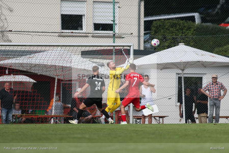 Kohlenberg-Arena, Fuchsstadt, 21.07.2024, sport, action, Fussball, BFV, 1. Spieltag, Landesliga Nordwest, TUS, FCF, TuS Frammersbach, 1. FC Fuchsstadt - Bild-ID: 2421368