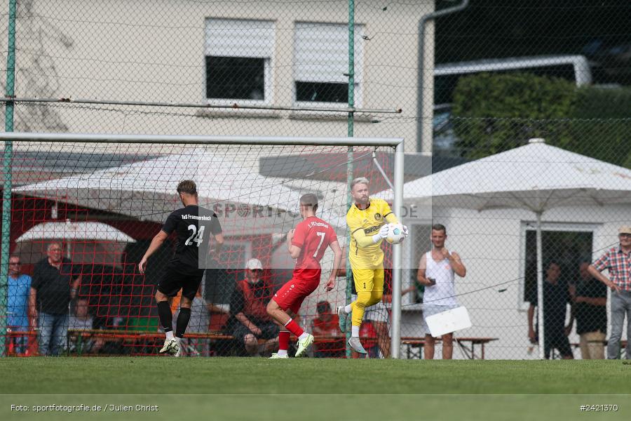 Kohlenberg-Arena, Fuchsstadt, 21.07.2024, sport, action, Fussball, BFV, 1. Spieltag, Landesliga Nordwest, TUS, FCF, TuS Frammersbach, 1. FC Fuchsstadt - Bild-ID: 2421370
