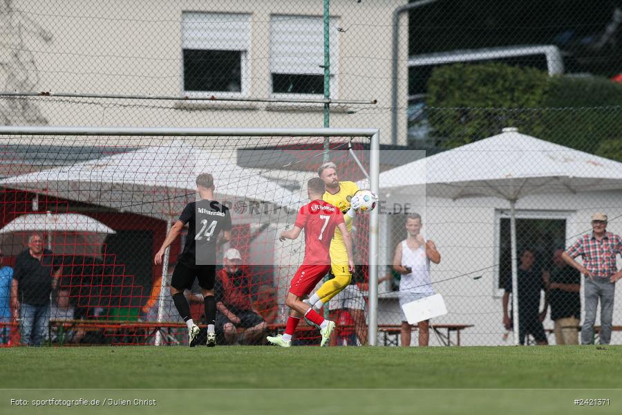 Kohlenberg-Arena, Fuchsstadt, 21.07.2024, sport, action, Fussball, BFV, 1. Spieltag, Landesliga Nordwest, TUS, FCF, TuS Frammersbach, 1. FC Fuchsstadt - Bild-ID: 2421371