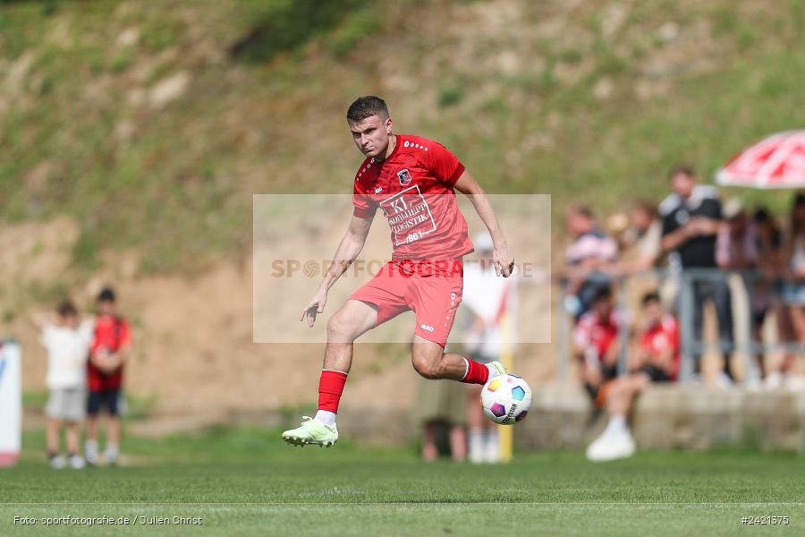 Kohlenberg-Arena, Fuchsstadt, 21.07.2024, sport, action, Fussball, BFV, 1. Spieltag, Landesliga Nordwest, TUS, FCF, TuS Frammersbach, 1. FC Fuchsstadt - Bild-ID: 2421375