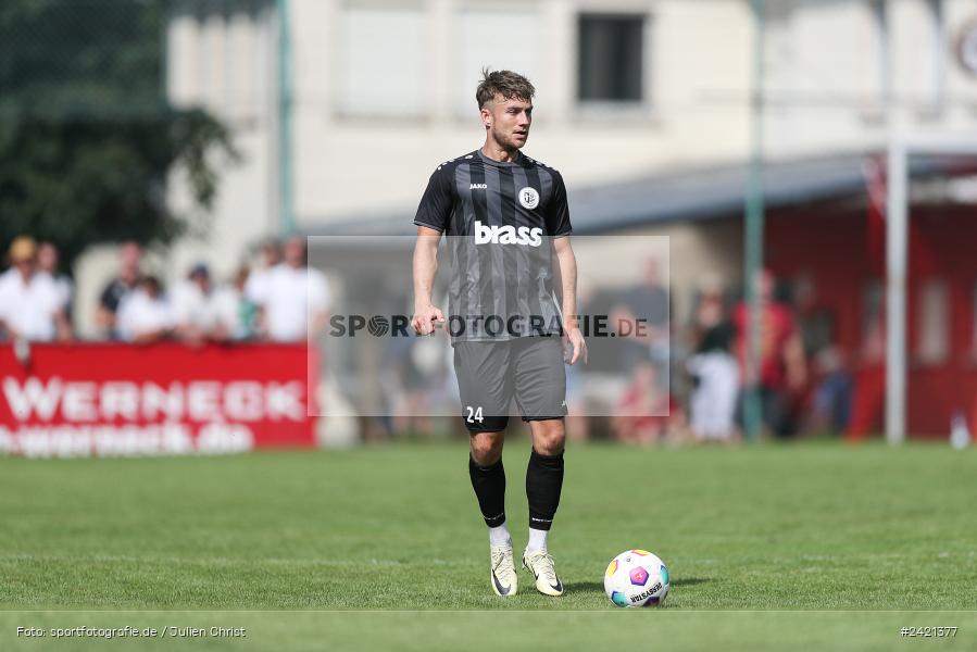 Kohlenberg-Arena, Fuchsstadt, 21.07.2024, sport, action, Fussball, BFV, 1. Spieltag, Landesliga Nordwest, TUS, FCF, TuS Frammersbach, 1. FC Fuchsstadt - Bild-ID: 2421377