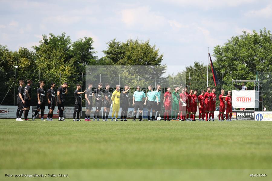 Kohlenberg-Arena, Fuchsstadt, 21.07.2024, sport, action, Fussball, BFV, 1. Spieltag, Landesliga Nordwest, TUS, FCF, TuS Frammersbach, 1. FC Fuchsstadt - Bild-ID: 2421390 Kohlenberg-Arena, Fuchsstadt, 21.07.2024, sport, action, Fussball, BFV, 1. Spieltag, Landesliga Nordwest, TUS, FCF, TuS Frammersbach, 1. FC Fuchsstadt - Bild-ID: 2421390