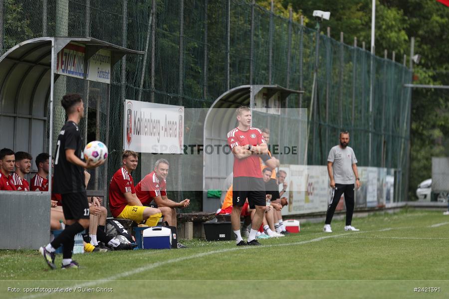Kohlenberg-Arena, Fuchsstadt, 21.07.2024, sport, action, Fussball, BFV, 1. Spieltag, Landesliga Nordwest, TUS, FCF, TuS Frammersbach, 1. FC Fuchsstadt - Bild-ID: 2421391 Kohlenberg-Arena, Fuchsstadt, 21.07.2024, sport, action, Fussball, BFV, 1. Spieltag, Landesliga Nordwest, TUS, FCF, TuS Frammersbach, 1. FC Fuchsstadt - Bild-ID: 2421391